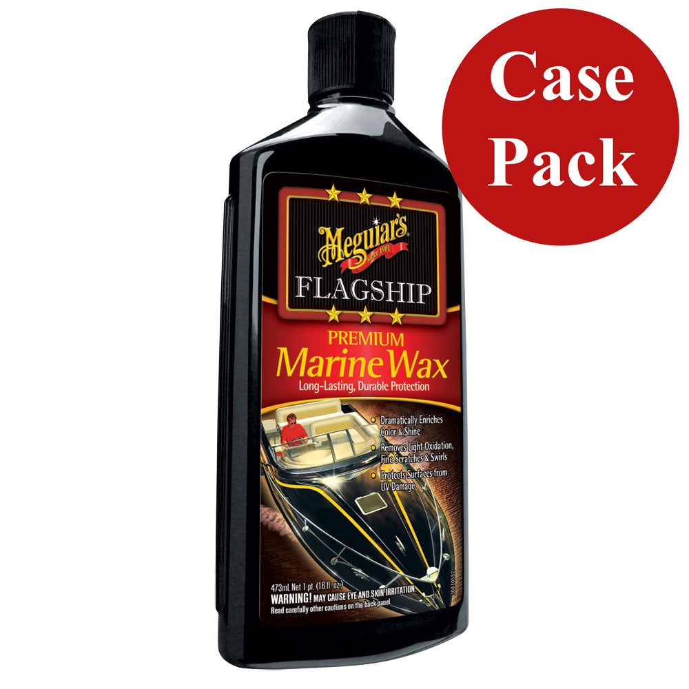 Meguiar's Flagship Premium Marine Wax Case of 6 - 16 oz for Marine & Boat Surfaces