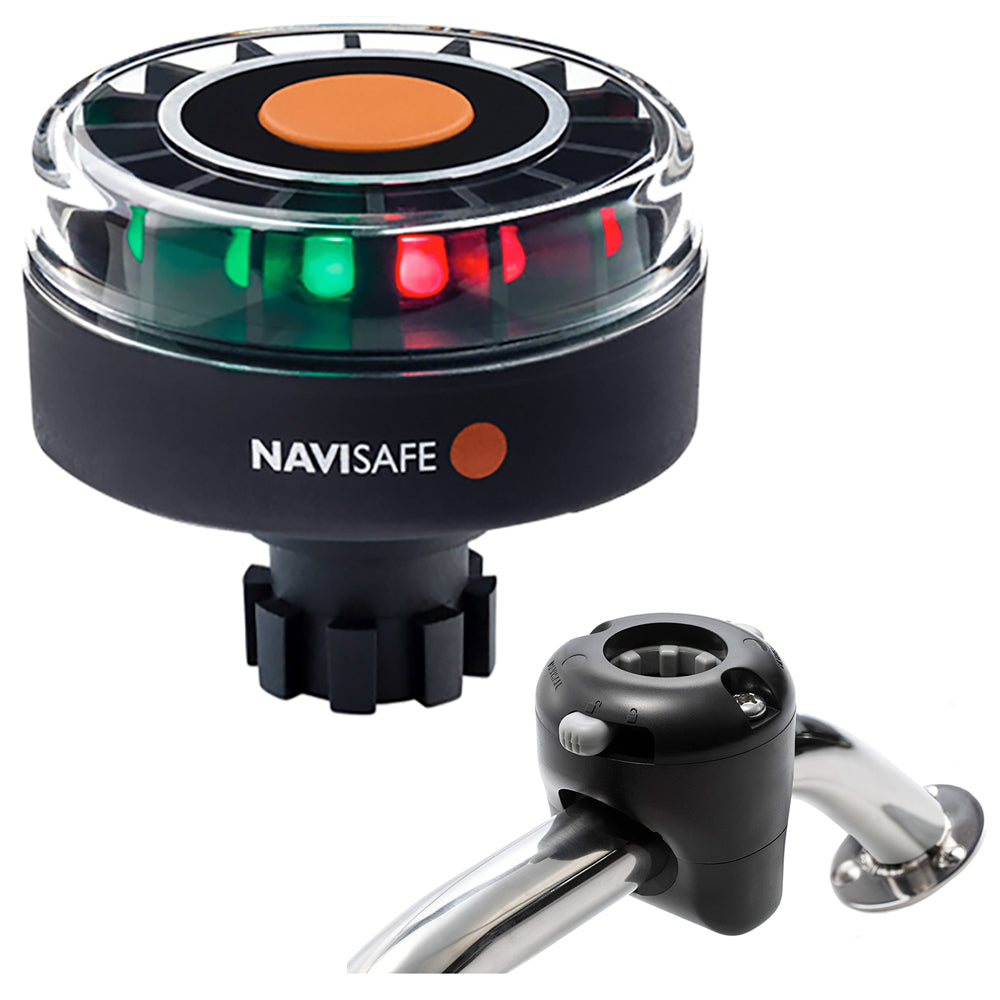 Navisafe Navilight Tricolor 2NM with Navibolt Base and Rail Mount – Black