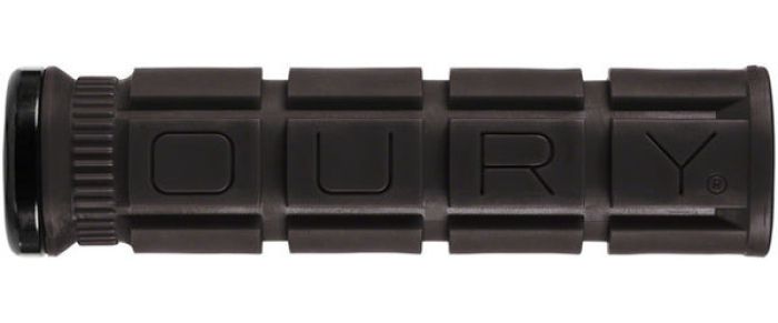 Oury Osloog10 Single-Clamp Lock-On Handlebar Grip in Jet Black