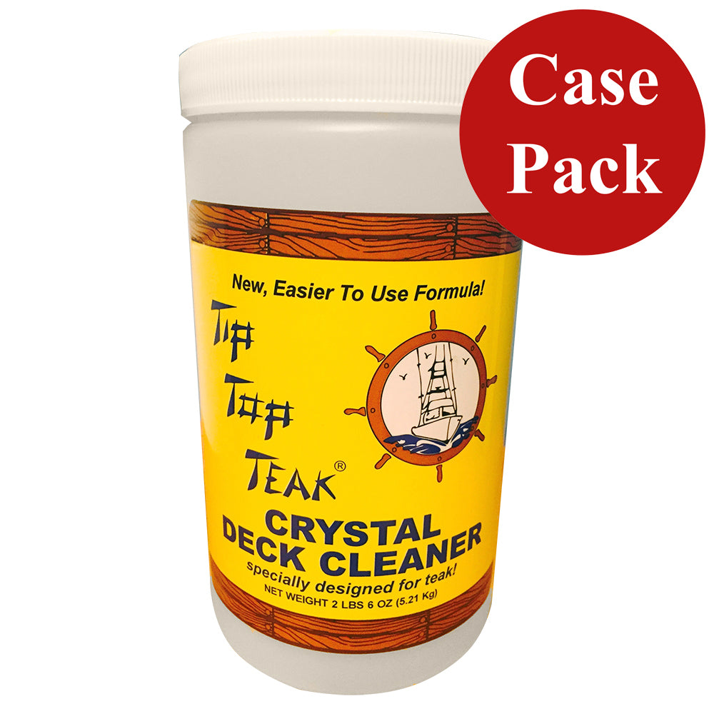 Tip Top Teak Crystal Deck Cleaner Quart Case (12) by Tip Top Teak - Restores Teak Surfaces
