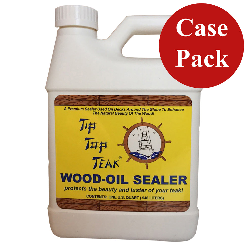 Tip Top Teak Wood Oil Sealer Quart by Tip Top Teak – Case of 12