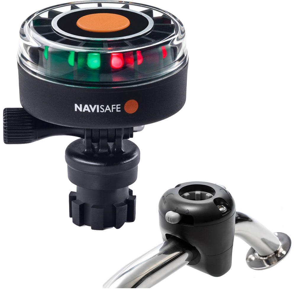 Navisafe Navilight 2NM Tricolor with Navimount Rail Mount – Black, Part No. 340KIT