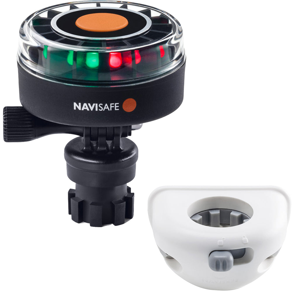 Navisafe Navilight 2NM Tricolor with Navimount Base and Vertical Mount - White