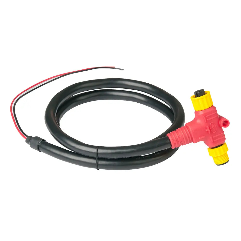 Ancor NMEA 2000 Power Cable with Tee - 1 Meter, 18 AWG, Color Coded for Easy Marine Network Installation