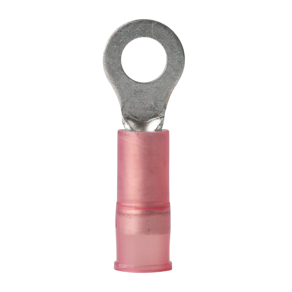 Ancor 22-18 AWG #8 Nylon Ring Terminal - 25-Pack for Marine and Automotive Wiring
