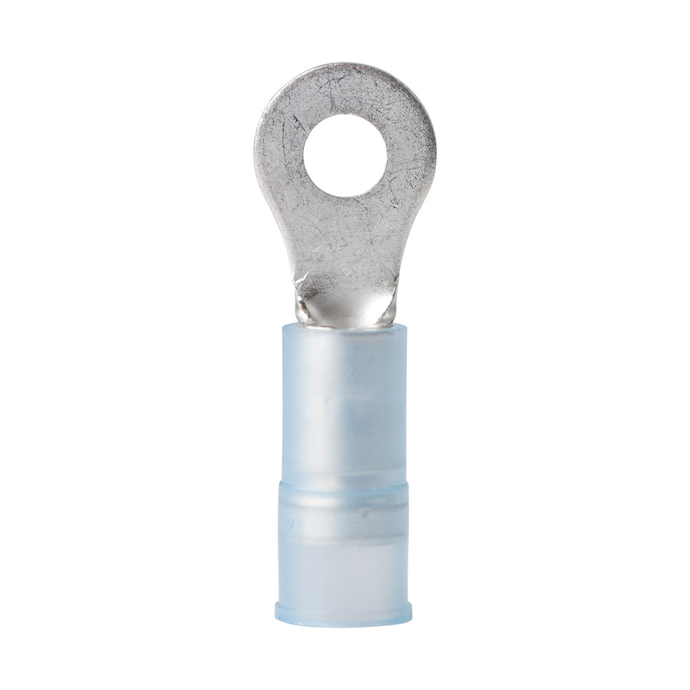 Ancor 16-14 AWG #6 Nylon Ring Terminal - 25-Pack for Marine and Automotive Wiring