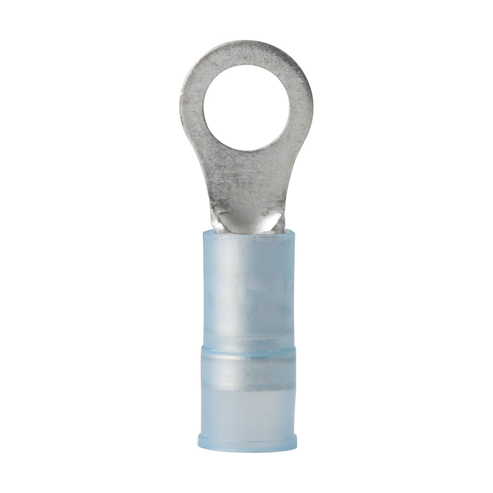 Ancor 16-14 AWG #10 Nylon Ring Terminal - 100 Pack for Marine and Automotive Wiring