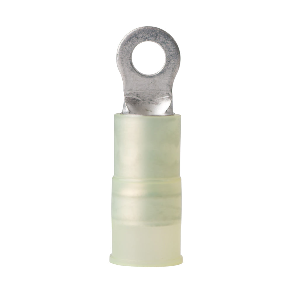 Ancor 12-10 AWG #6 Nylon Ring Terminal - 25 Pack for Marine and Automotive Applications