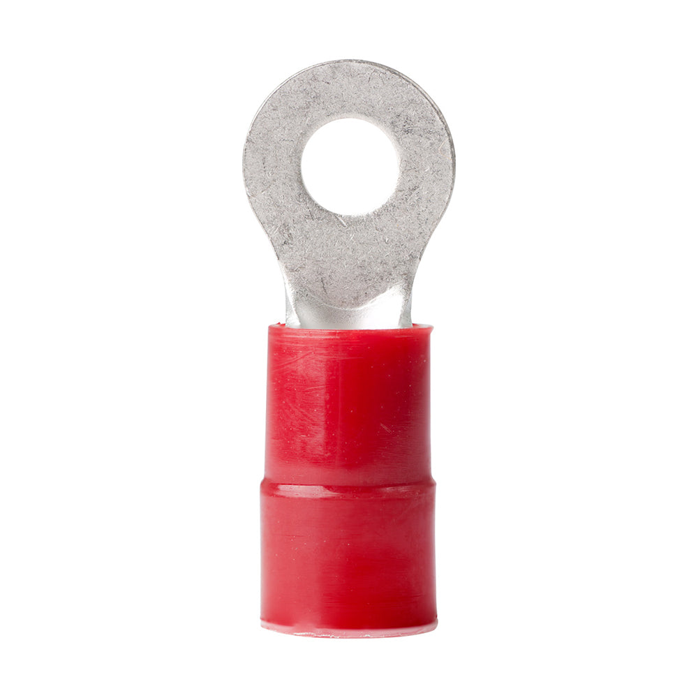Ancor 8 AWG #10 Nylon Ring Terminal - 25-Pack for Marine and Automotive Wiring
