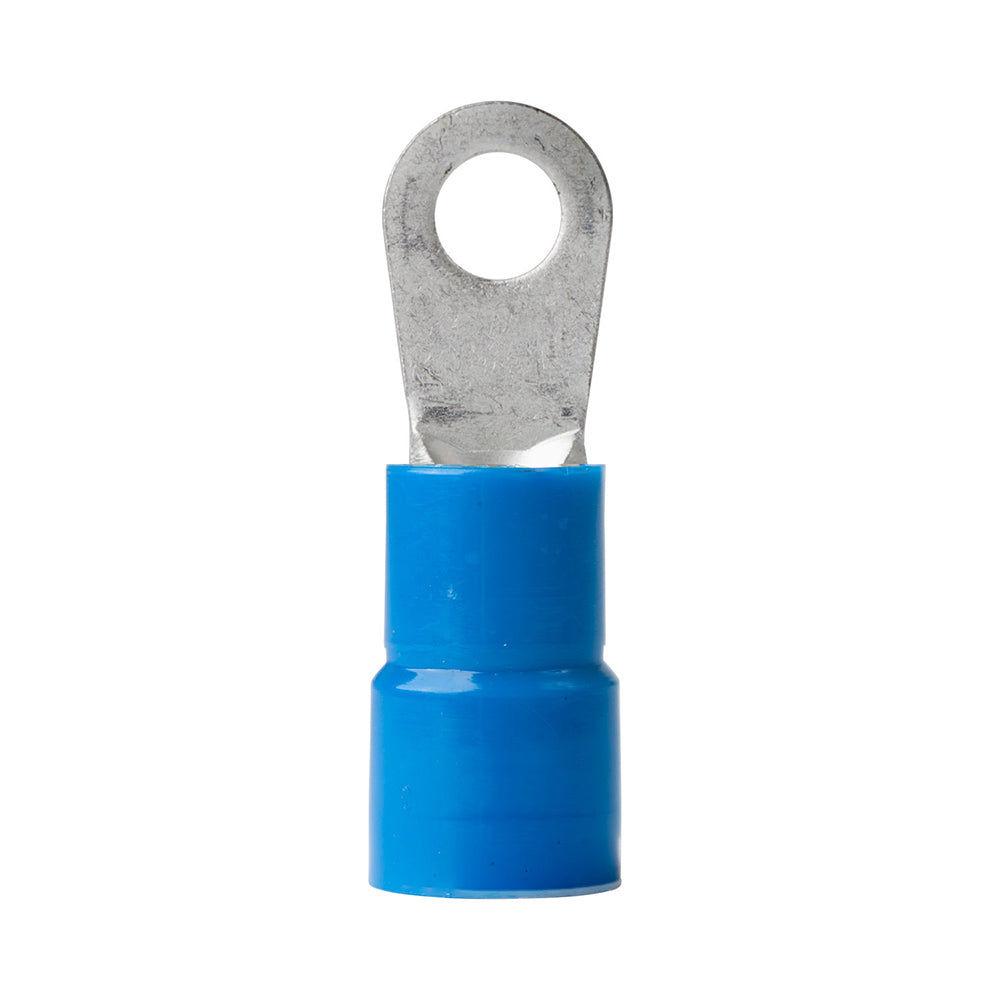 Ancor 6 AWG 1/4 Inch Nylon Ring Terminal - 25-Pack for Marine and Automotive Applications