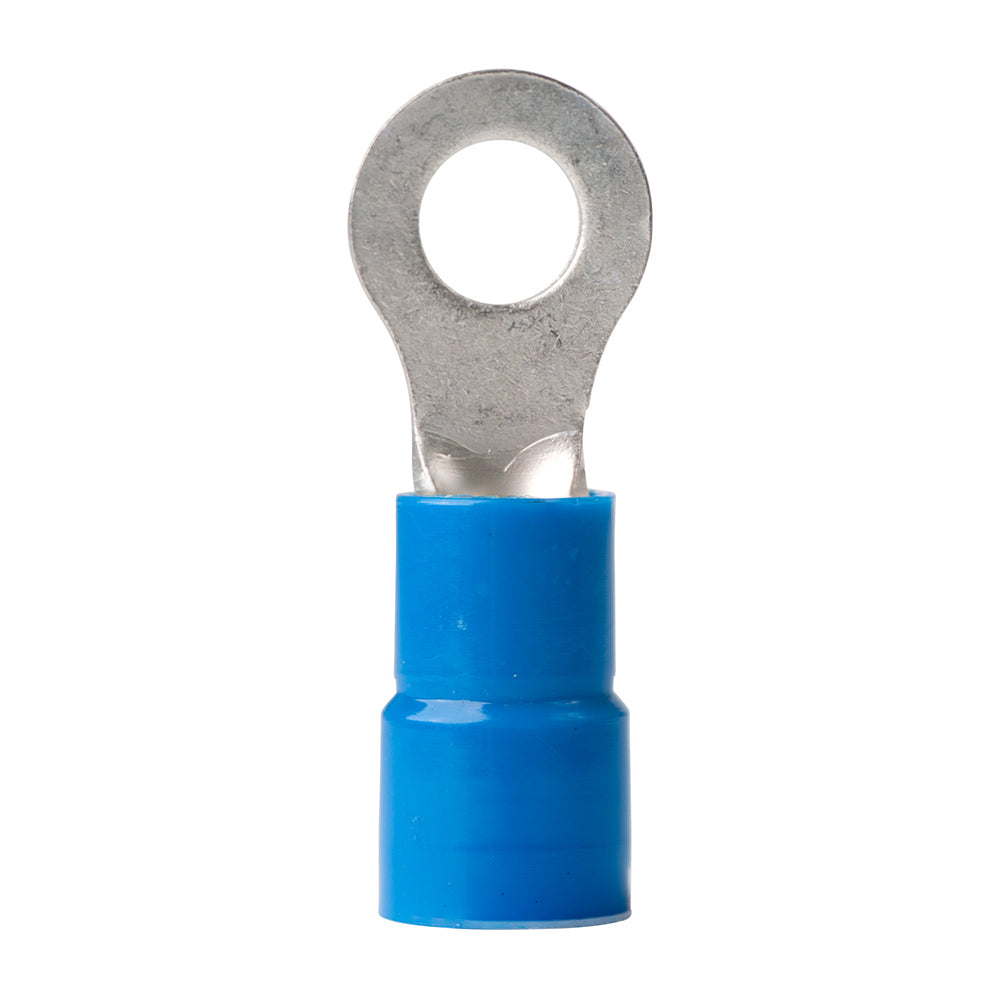 Ancor 6 AWG 5/16 inch Nylon Ring Terminal - 25 Pack for Marine and Automotive Wiring
