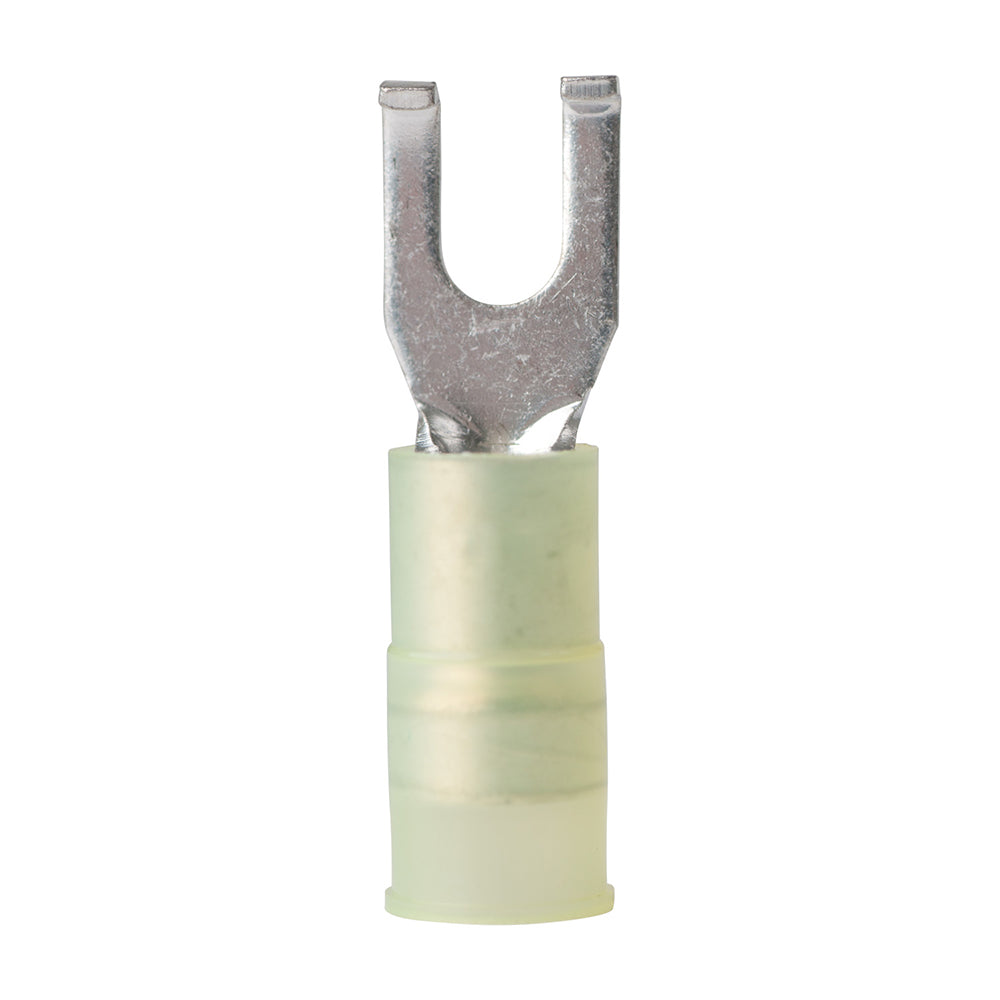 Ancor 12-10 AWG #8 Nylon Flanged Spade Terminal – 25-Pack for Marine and Automotive Applications