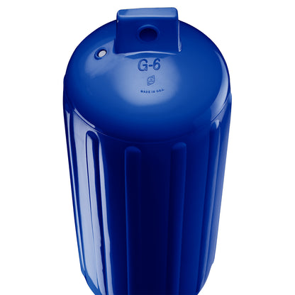 Polyform U.S. G-6 Twin Eye Fender 11" x 30" in Cobalt Blue with Inflation Adapter