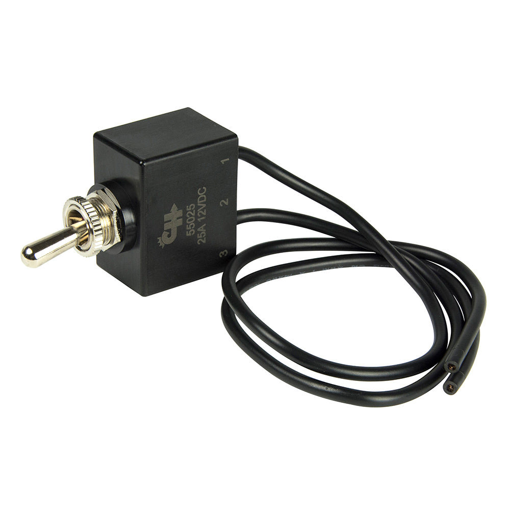 BEP Marine SPST Sealed Toggle Switch - OFF/ON - 12V/24V DC, 25A/15A, IP67 Waterproof