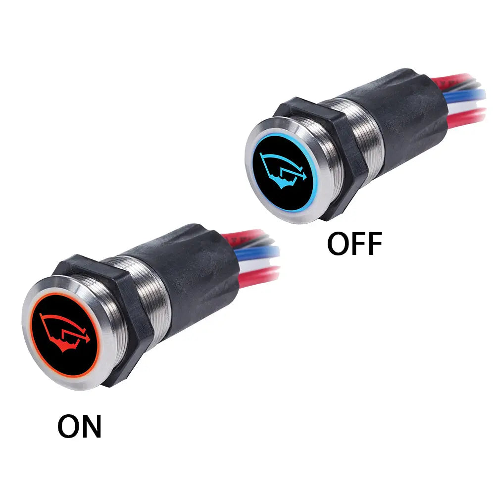 Blue Sea Systems 4181 Backlit Push Button Switch for Marine and RV Applications