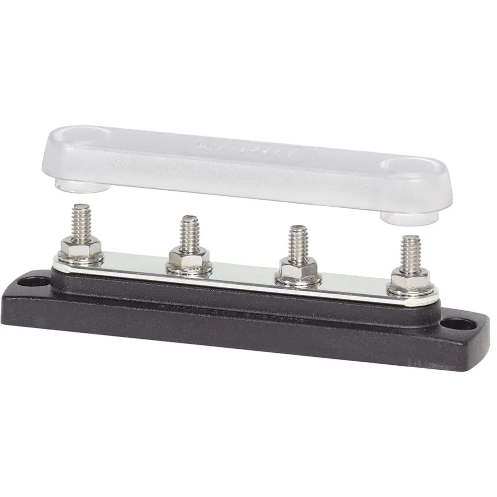 Blue Sea Systems 2307 Common 150A BusBar with Cover and 1/4-Inch Studs
