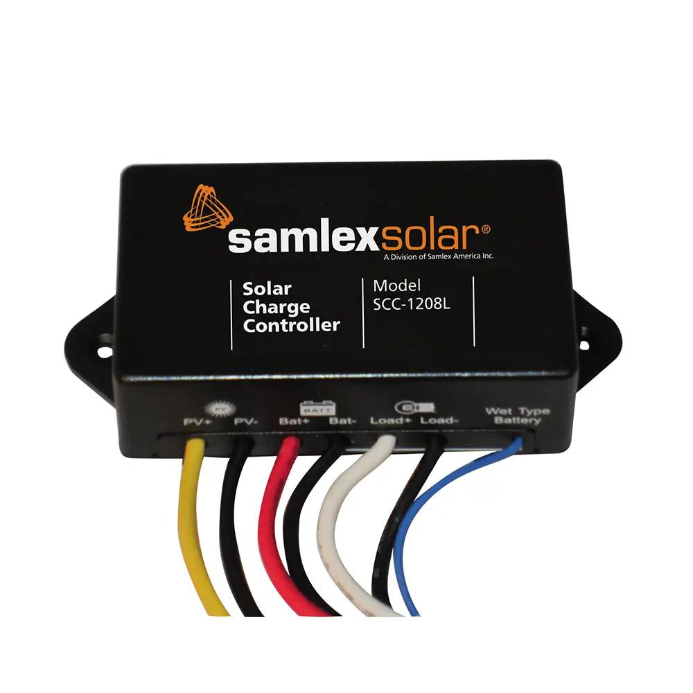 Samlex America SCC-1208L Solar Charge Controller - 12V, 8A for Efficient Battery Management by Samlex America