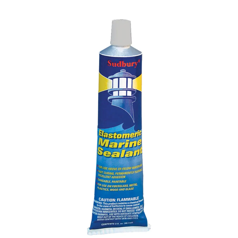 Sudbury Elastometric 3 oz (89ml) Clear Marine Grade Sealant Tube Part 321