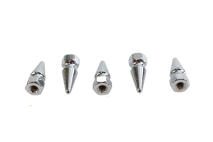 Colony Chrome Pike Nut Fine 10-32 Thread - Pack of 5