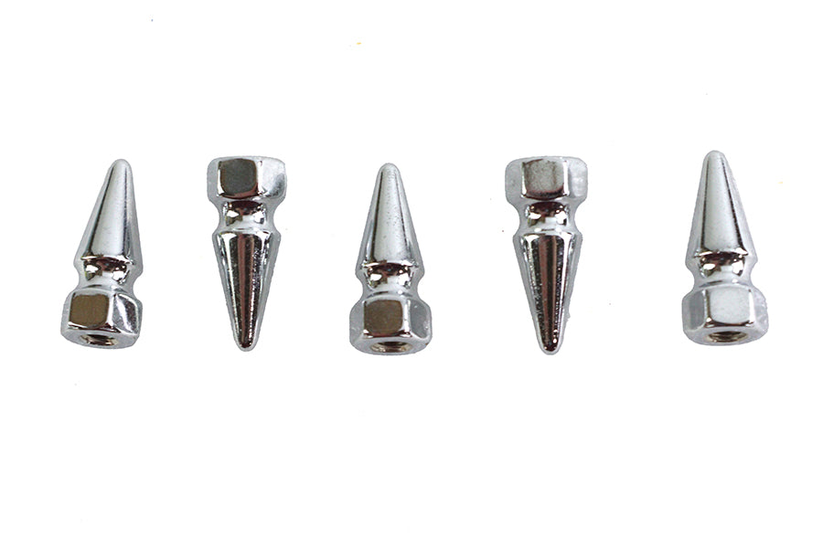 Colony Chrome Pike Nut Fine 10-32 Thread - Pack of 5
