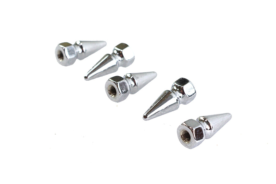 Colony Chrome Pike Nut Fine 10-32 Thread - Pack of 5