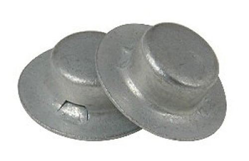 C.E. Smith 10801 Metal Push-On Caps for 5/8 Inch Tubing