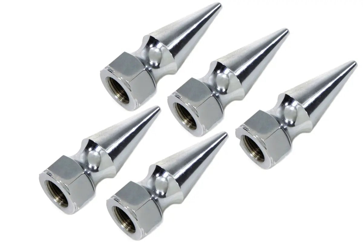 Colony Chrome Pike Nut Fine 1/4 inch-28 Thread - Pack of 5 by Colony