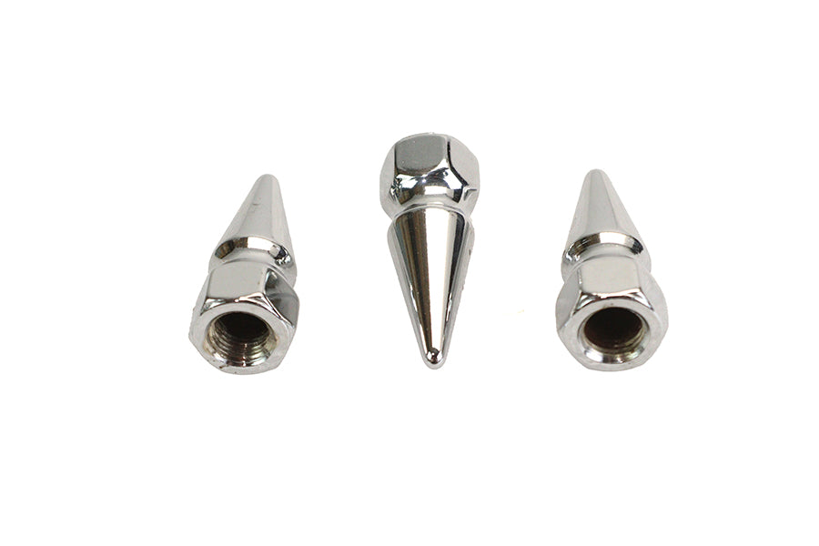 Colony Chrome Pike Nut Fine 3/8 inch-24 Thread (Pack of 3)