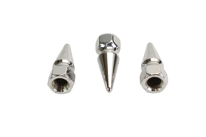 Colony Chrome Pike Nut Fine 3/8 inch-24 Thread (Pack of 3)