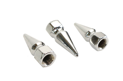 Colony Chrome Pike Nut Fine 3/8 inch-24 Thread (Pack of 3)