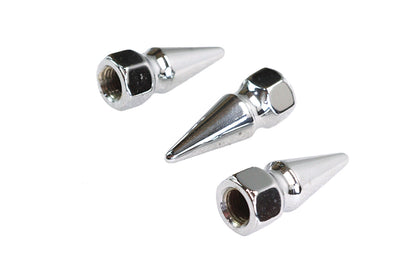Colony Chrome Pike Nut Fine 3/8 inch-24 Thread (Pack of 3)
