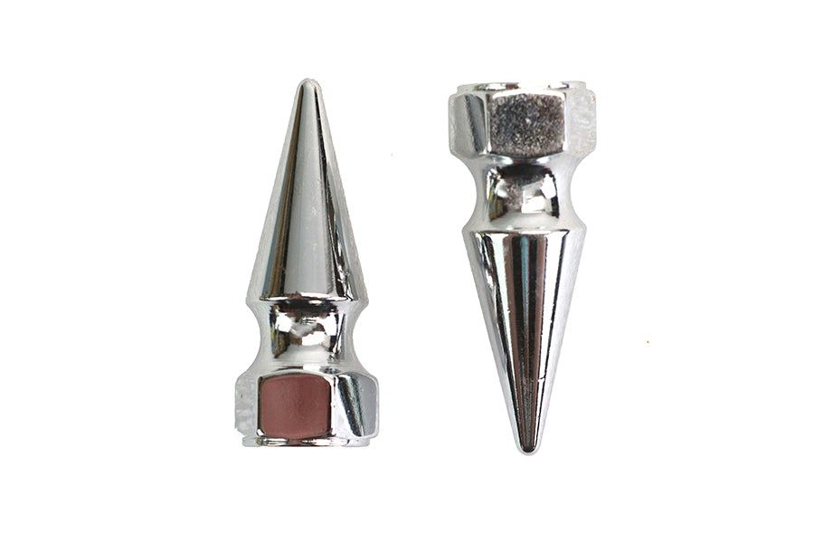 Colony Chrome Pike Nut Fine 7/16 inch - 24 Thread, 2 Pack