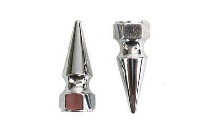 Colony Chrome Pike Nut Fine 7/16 inch - 24 Thread, 2 Pack