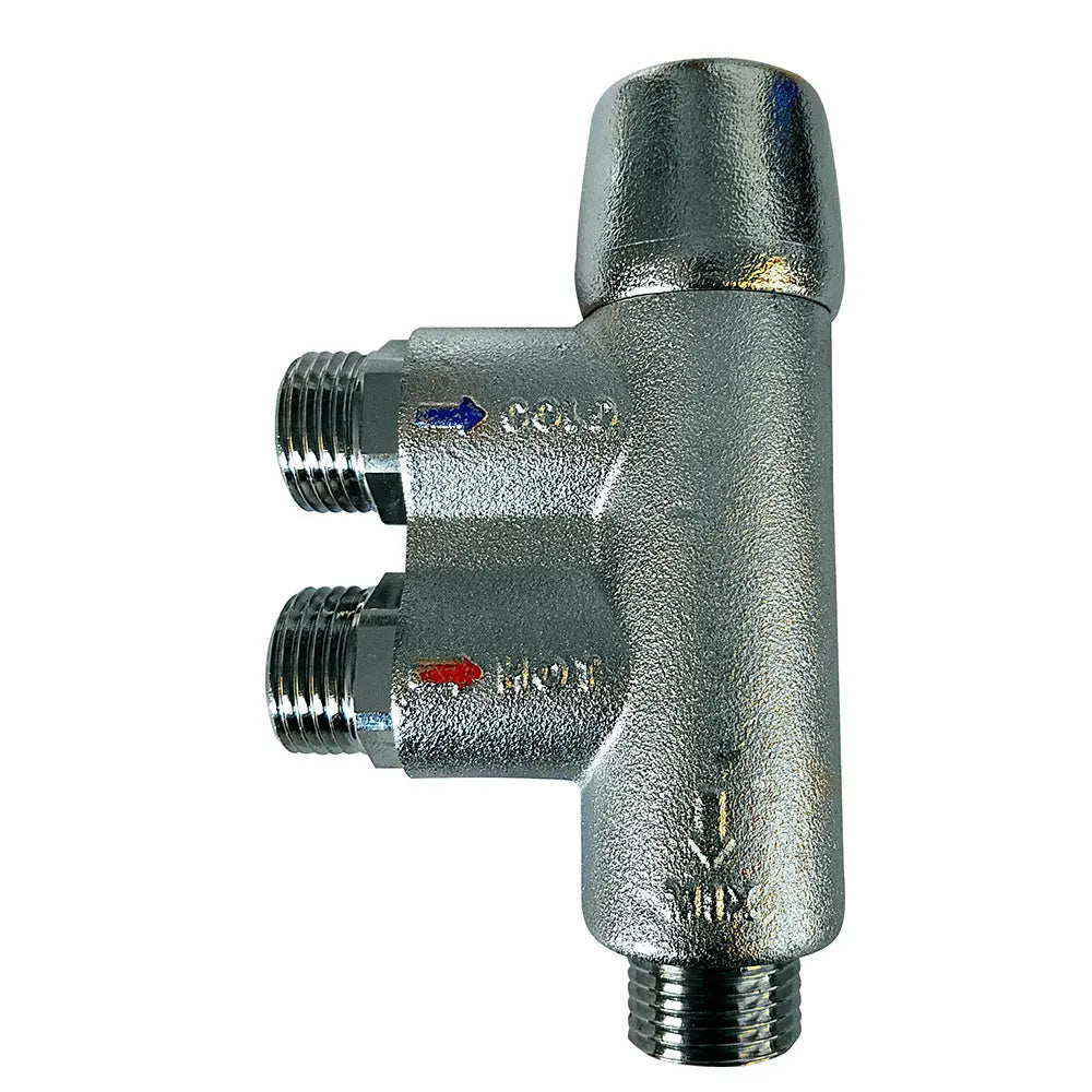 Whale Marine Seaward Thermostatic Mixer Valve WX1599B for Whale Quick Connect System
