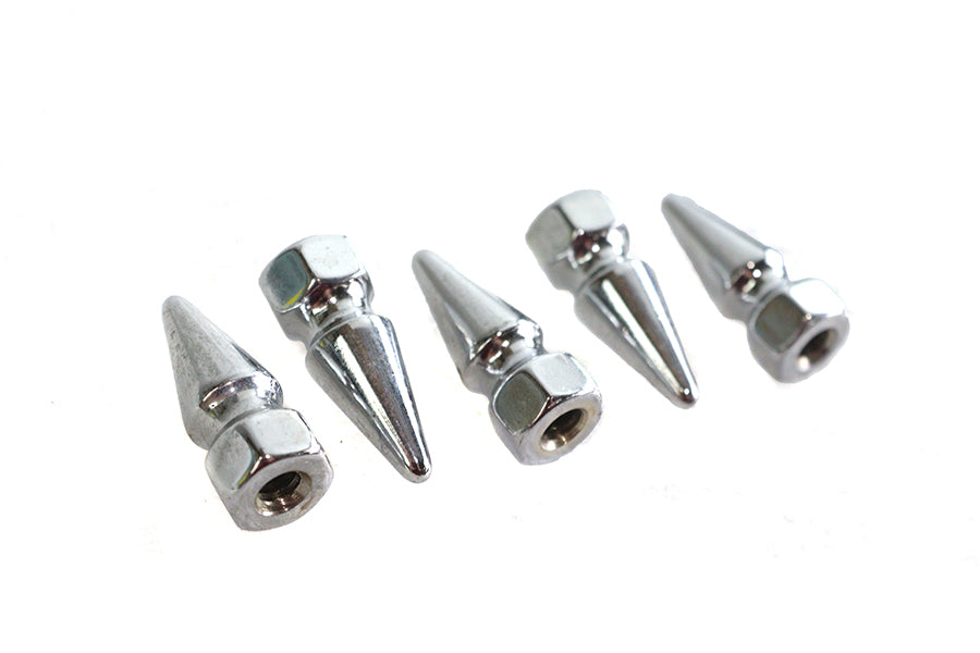 Colony Chrome Pike Nut 10-24 Coarse Thread - Pack of 5