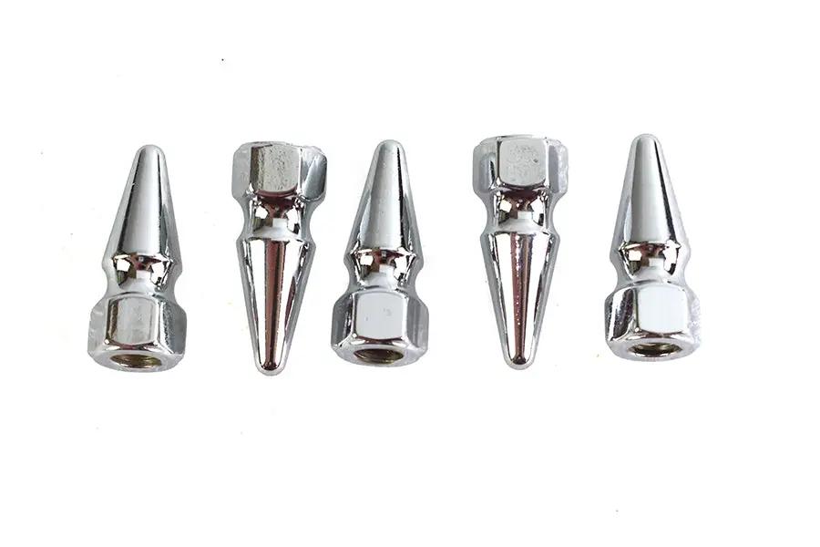 Colony Chrome Pike Nut 1/4 inch-20 Coarse Thread - 5 Pack by Colony