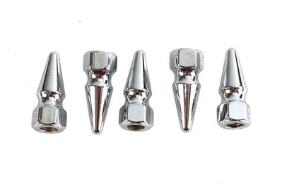 Colony Chrome Pike Nut 1/4 inch-20 Coarse Thread - 5 Pack by Colony