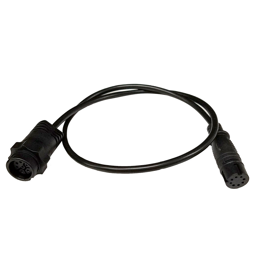 Lowrance 7-Pin Transducer Adapter Cable to HOOK², Part Number 000-14068-001