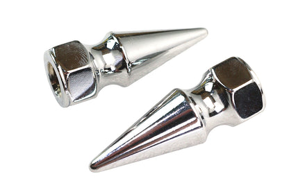 Colony Chrome Pike Nut 7/16 inch-14 Coarse Thread - Durable Steel Fastener
