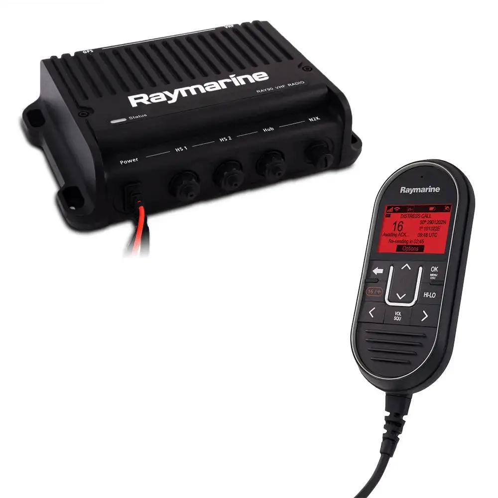 Raymarine Ray90 Modular Dual-Station VHF Radio System with Built-in Loudhailer and GPS Support by Raymarine