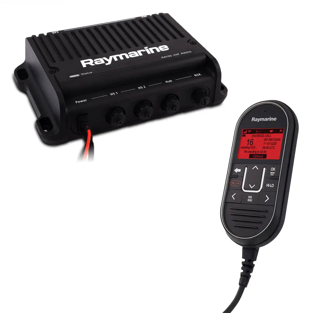 Raymarine Ray91 Modular Dual-Station VHF Radio System with AIS for Marine Communication and Safety