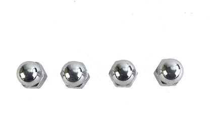 Colony Chrome Acorn Nut Fine 5/16 inch-24 Thread, Pack of 4