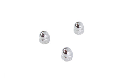 Colony Chrome Acorn Nut Fine 3/8 Inch-24 Thread, Pack of 3