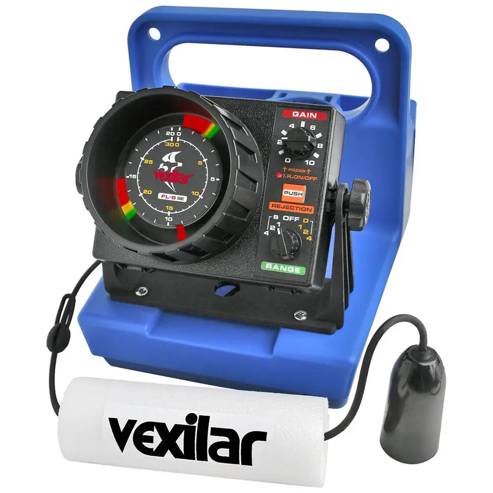 Vexilar FL-8SE Genz Pack with 19 Ice-Ducer and Accessories