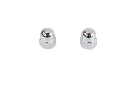 Colony Chrome Acorn Nut Set Fine 7/16 inch-20 Thread, Pack of 2