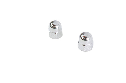 Colony Chrome Acorn Nut Set Fine 7/16 inch-20 Thread, Pack of 2