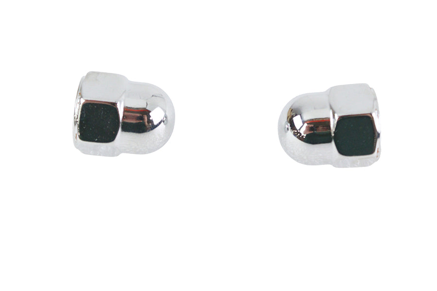 Colony Chrome Acorn Nut Set Fine 7/16 inch-20 Thread, Pack of 2