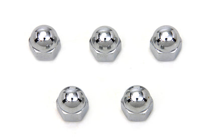 Colony Chrome Acorn Nut 1/4 inch-20 Coarse Thread - Durable Fastener for Automotive and Machinery Applications