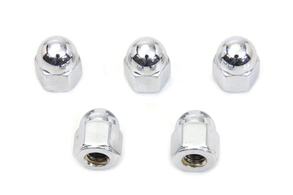 Colony Chrome Acorn Nut 1/4 inch-20 Coarse Thread - Durable Fastener for Automotive and Machinery Applications