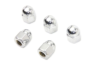 Colony Chrome Acorn Nut 1/4 inch-20 Coarse Thread - Durable Fastener for Automotive and Machinery Applications